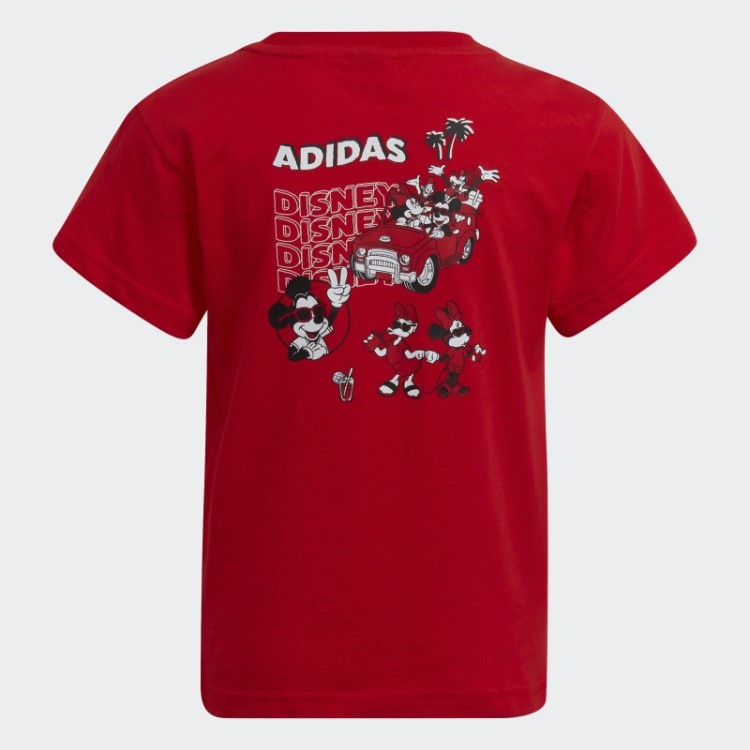Camiseta Vermelha Disney Mickey E Seus Amigos Adidas