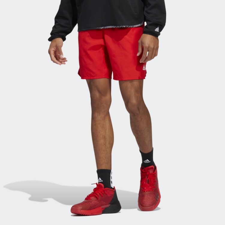 Calção Donovan Mitchell Vermelho Adidas