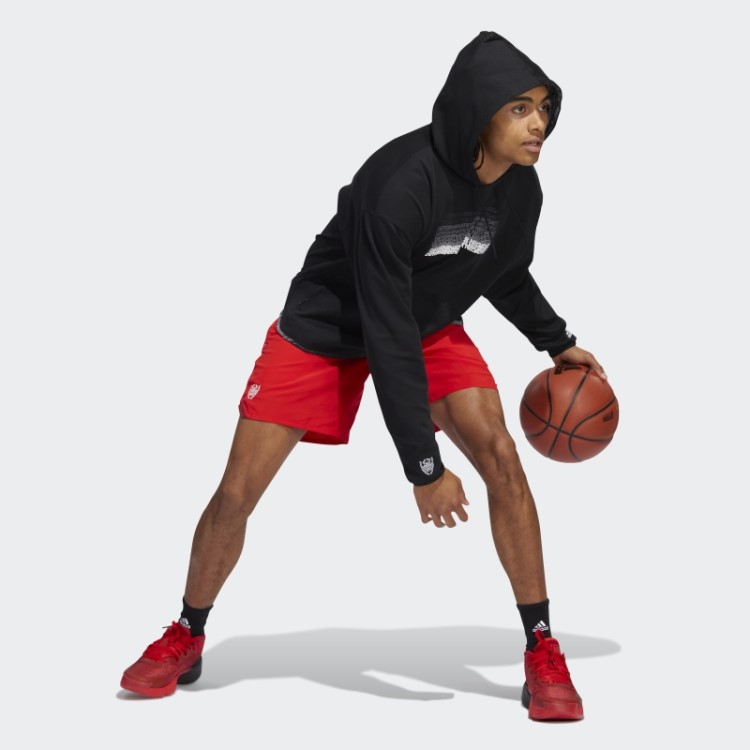 Calção Donovan Mitchell Vermelho Adidas