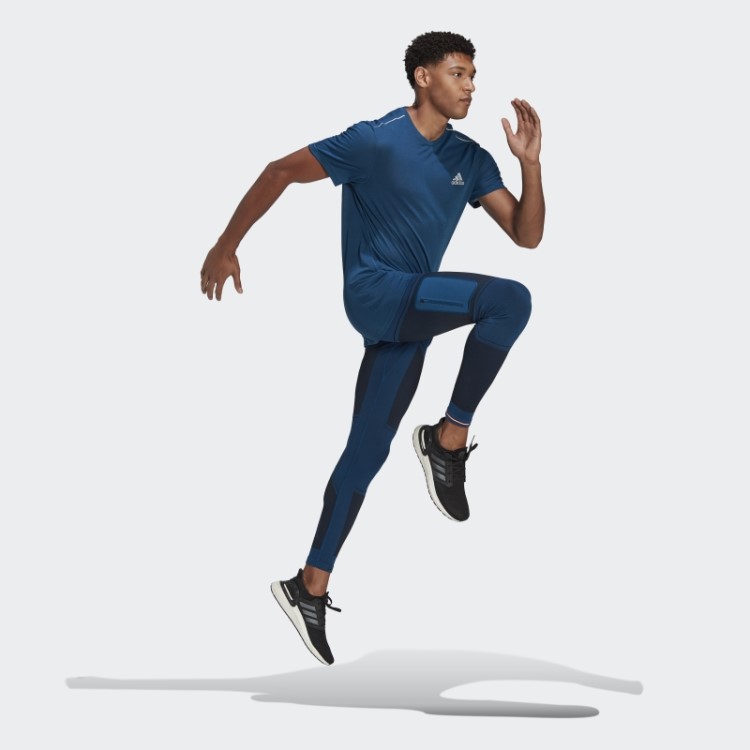 Camiseta De Corrida Adidas X-city Marinho