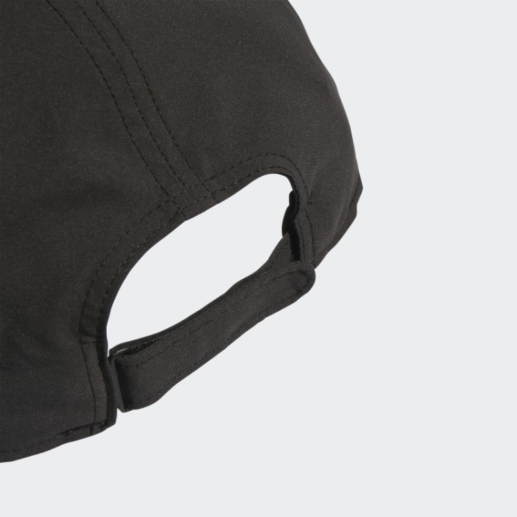 Boné De Beisebol Adidas Preto Com As Três Listras Aeroready