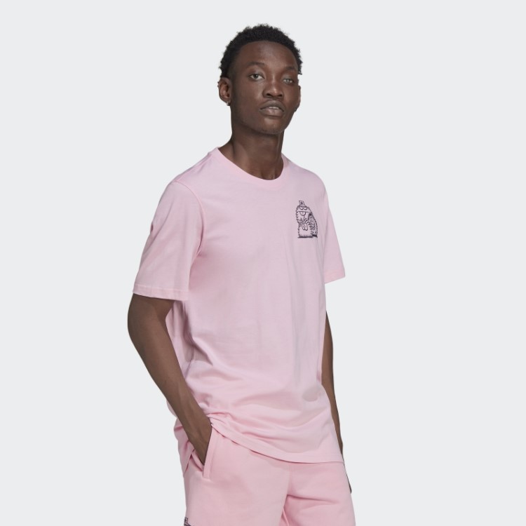 Camiseta Adidas Originals X Kevin Lyons Hot True Pink