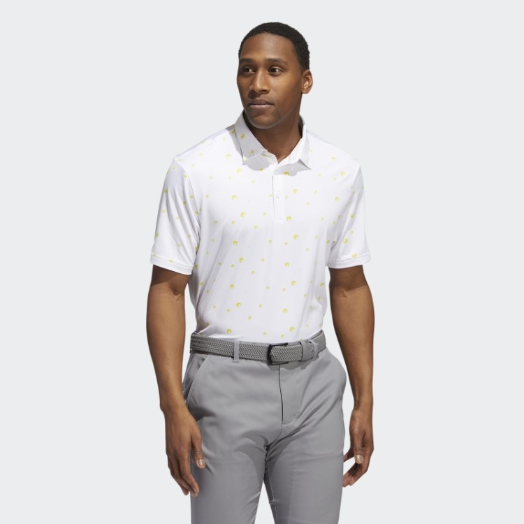 Camisa Polo Branca Com Estampa Allover Adidas Ultimate365
