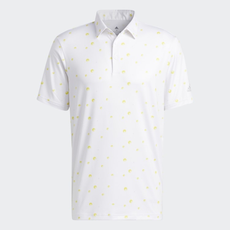 Camisa Polo Branca Com Estampa Allover Adidas Ultimate365