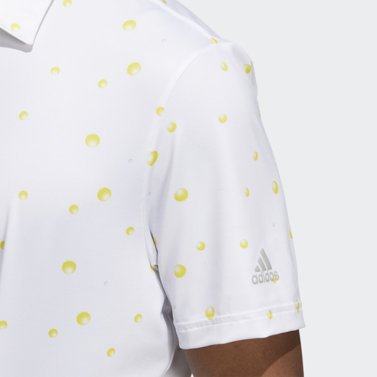 Camisa Polo Branca Com Estampa Allover Adidas Ultimate365
