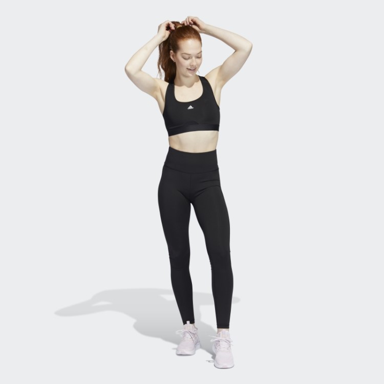 Legging De Treino Preta Optime Adidas