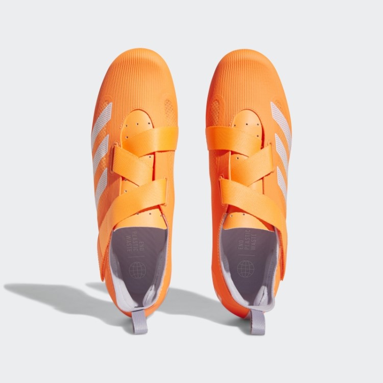 O Sapato De Ciclismo Indoor Adidas Laranja