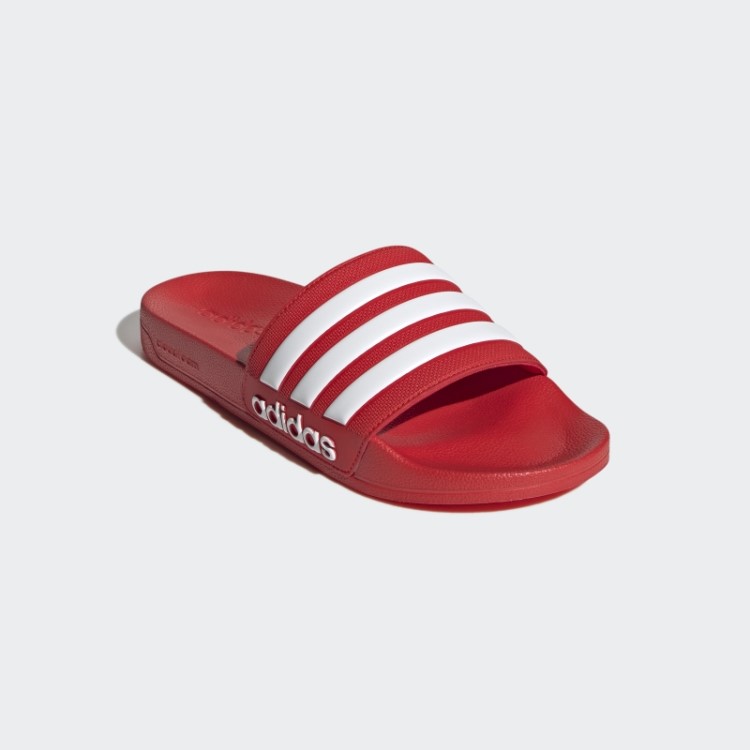 Toboáguas Adilette Vermelhos Da Adidas