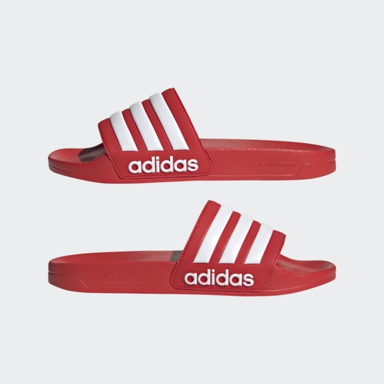Toboáguas Adilette Vermelhos Da Adidas