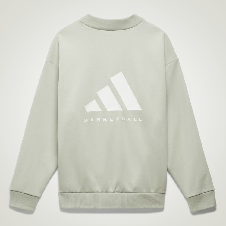 Moletom Verde Da Equipe De Basquete Adidas Quente