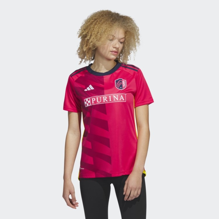 Adidas St. Louis City SC 23/24 Camisa Casa Rosa