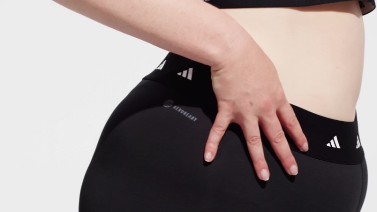 Legging Preta Techfit 7/8 à Prova De Menstruação (tamanho Grande) Adidas