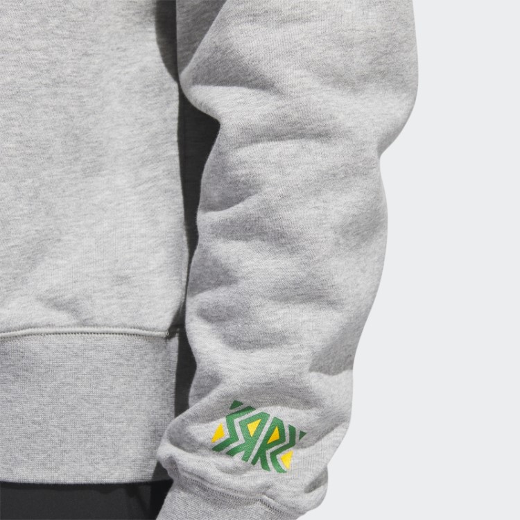 Moletom Cinza Médio Vintage Da Tripulação Adidas