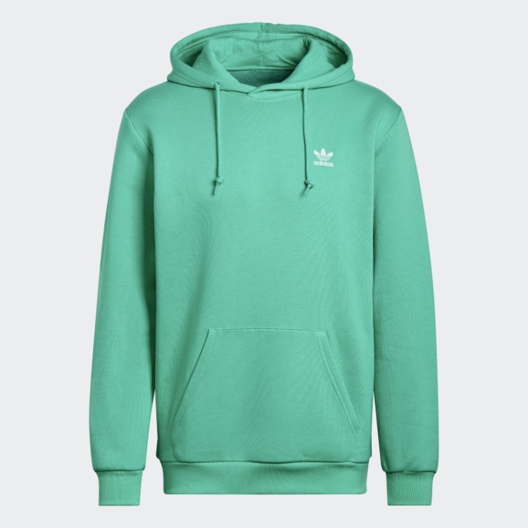 Moletom Com Capuz Adicolor Essentials Trefoil Verde De Alta Resolução Adidas