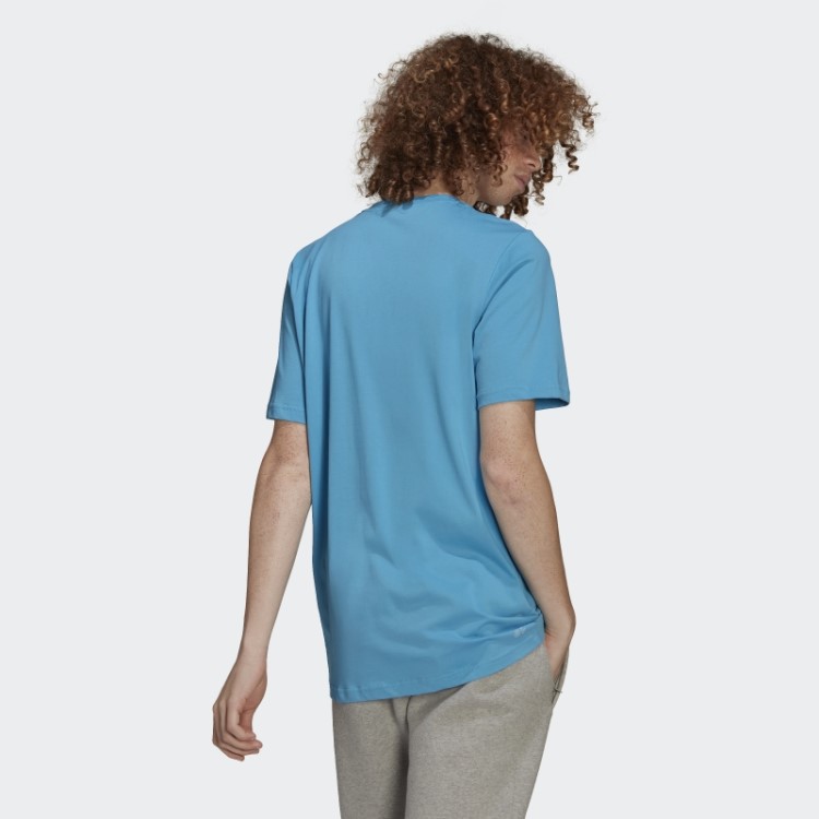 Camiseta Adidas Trefoil App Sky Rush