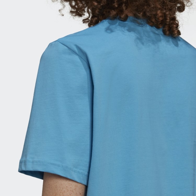 Camiseta Adidas Trefoil App Sky Rush