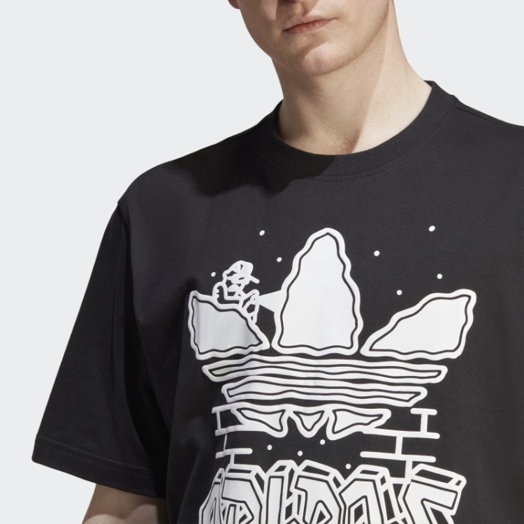 Gráficos Hack The Elite Tee Adidas Preto