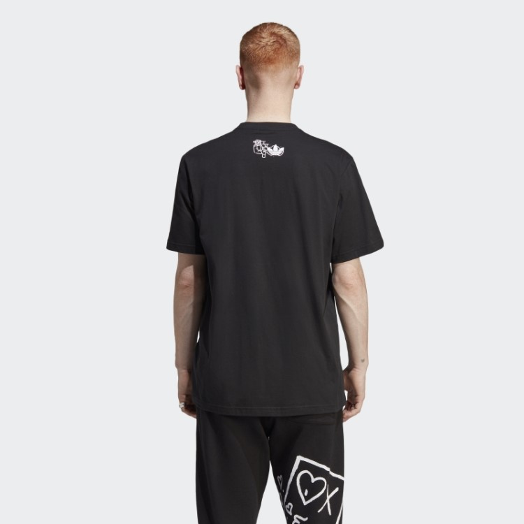 Estampa Preta Hack The Elite T-shirt Adidas