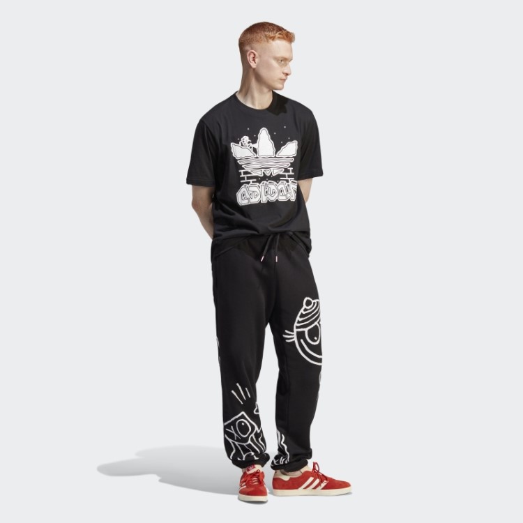 Estampa Preta Hack The Elite T-shirt Adidas