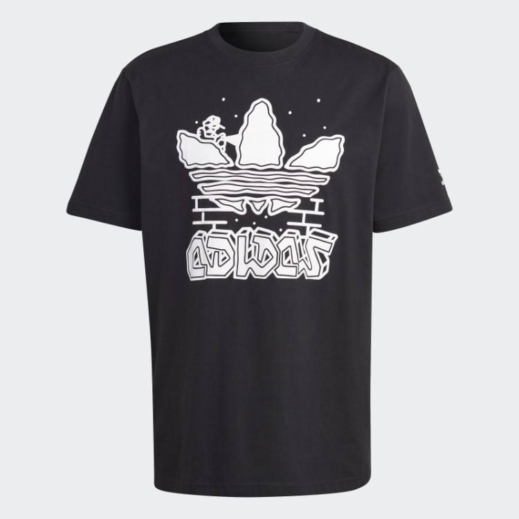 Estampa Preta Hack The Elite T-shirt Adidas