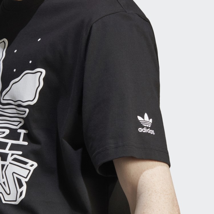 Estampa Preta Hack The Elite T-shirt Adidas