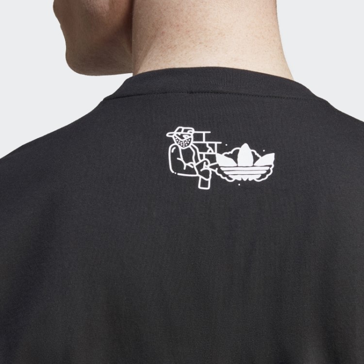 Estampa Preta Hack The Elite T-shirt Adidas