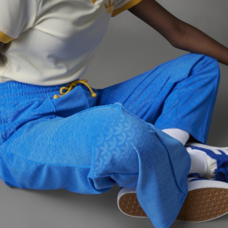 Calça De Veludo Adicolor Anos 70 Pássaro Azul Adidas