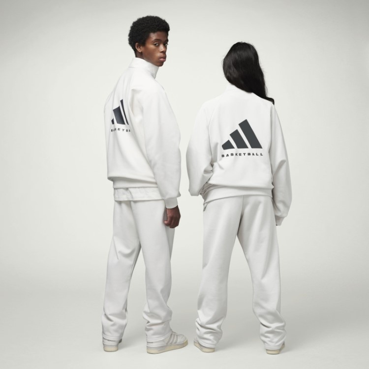 Jaqueta De Basquete Adidas Fashion Branca