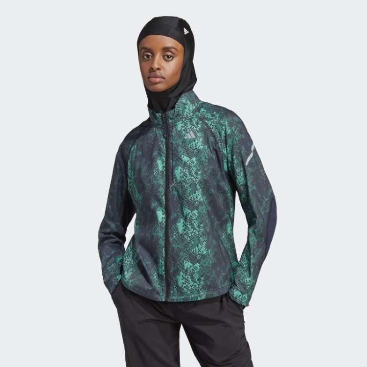 Jaqueta Adidas Fast Running Iteration Verde