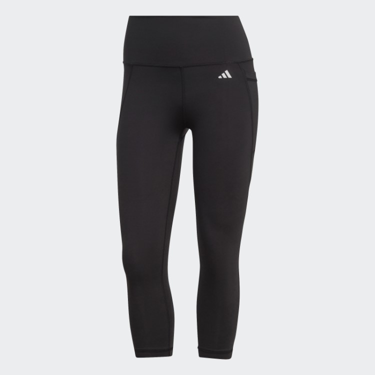 Legging Preta Optime Stash Bolso Cintura Alta 3/4 Adidas