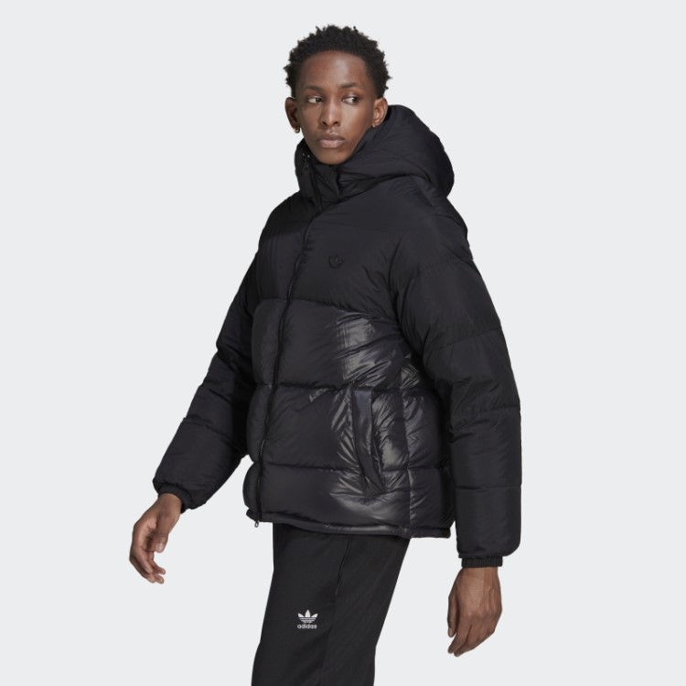 Jaqueta Puffer Com Capuz Regen Preta Adidas