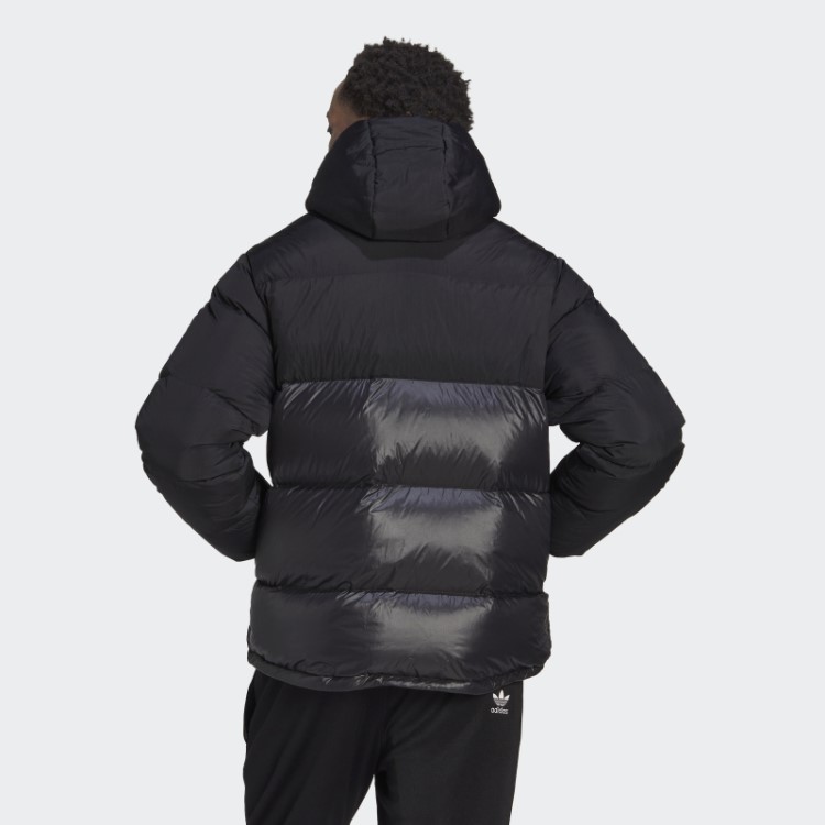 Jaqueta Puffer Com Capuz Regen Preta Adidas