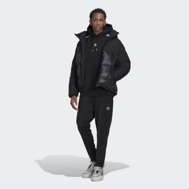 Jaqueta Puffer Com Capuz Regen Preta Adidas