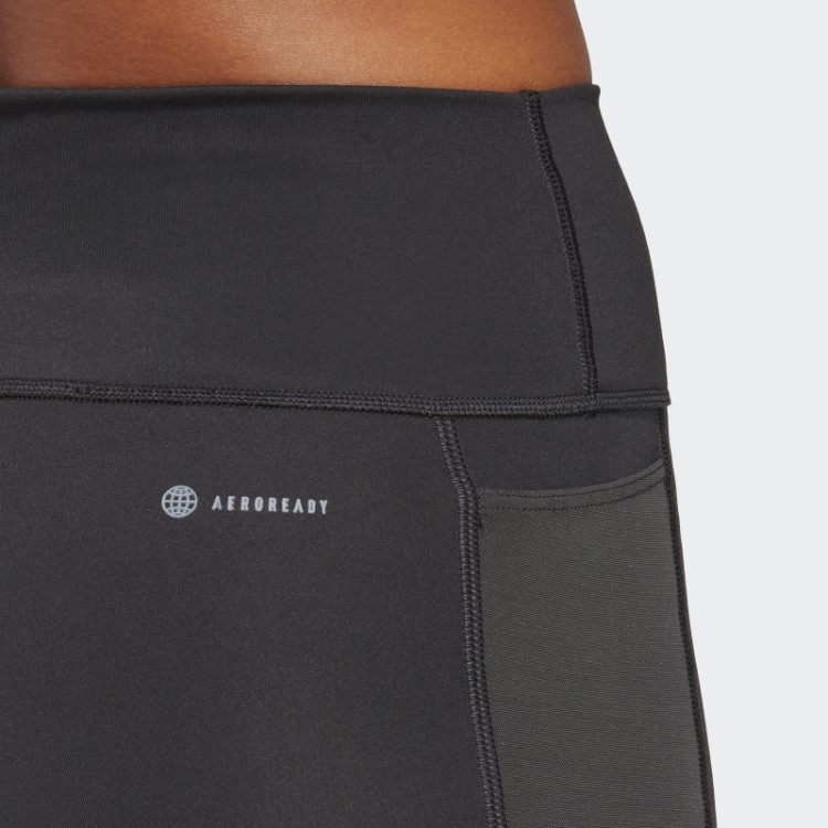 Leggings 7/8 De Alta Intensidade Black Train Essentials Adidas