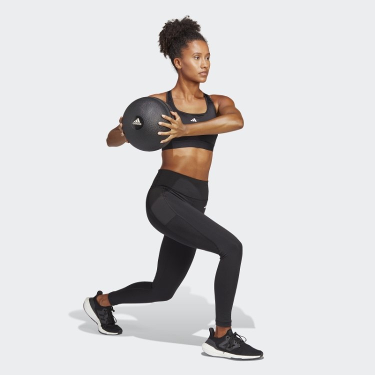 Leggings 7/8 De Alta Intensidade Adidas Black Train Essentials