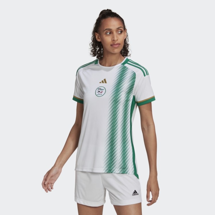 Camisa Branca Adidas Algéria 22 Em Casa
