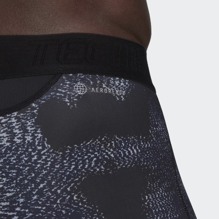Meia-calça De Treino Allover Multicolorida Adidas Techfit