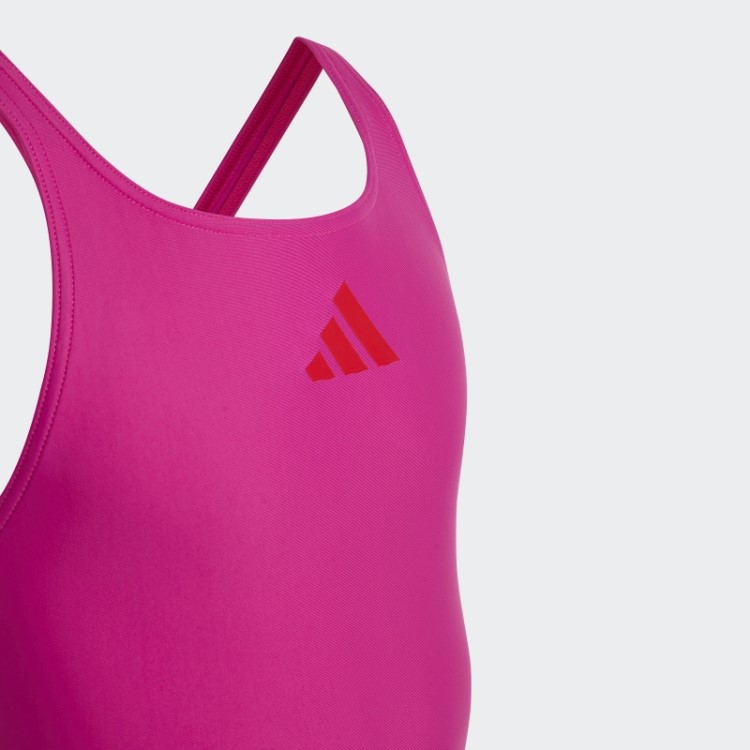 Maiô Fúcsia Sólido Logo Pequeno Adidas