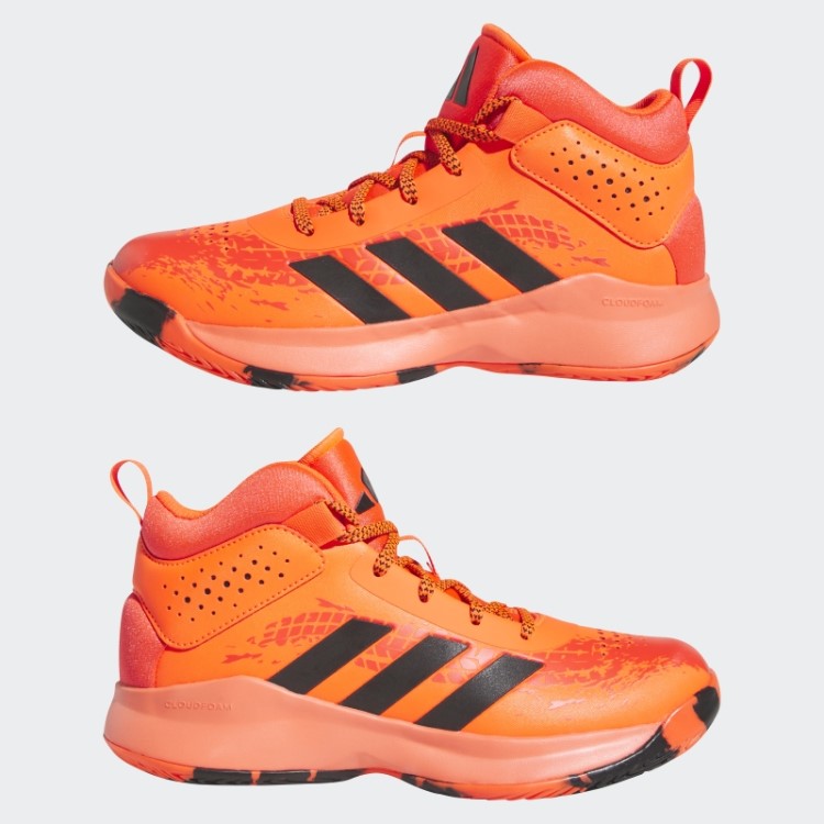 Cross Em Up 5 Sapatos Largos Vermelho Adidas