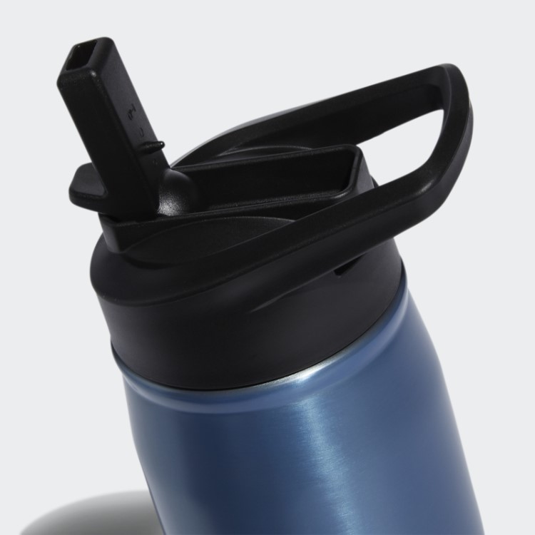 Garrafa De Palha De Aço Azul Adidas 600 Ml