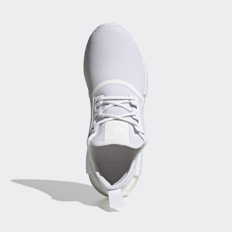 Tênis Branco Adidas Nmd-r1 Primeblue
