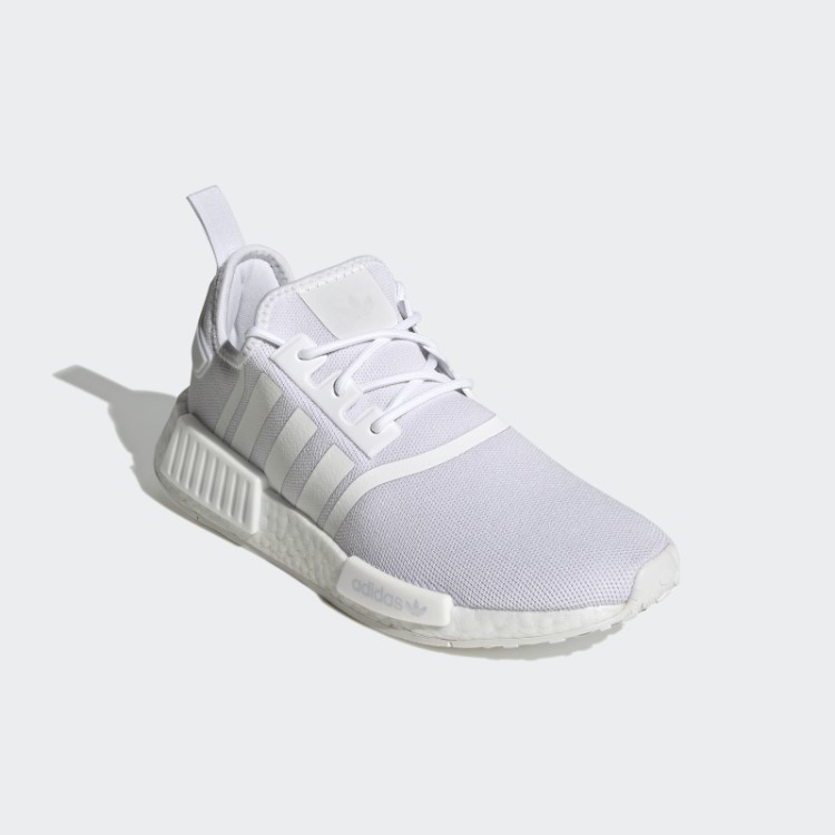Tênis Branco Adidas Nmd-r1 Primeblue