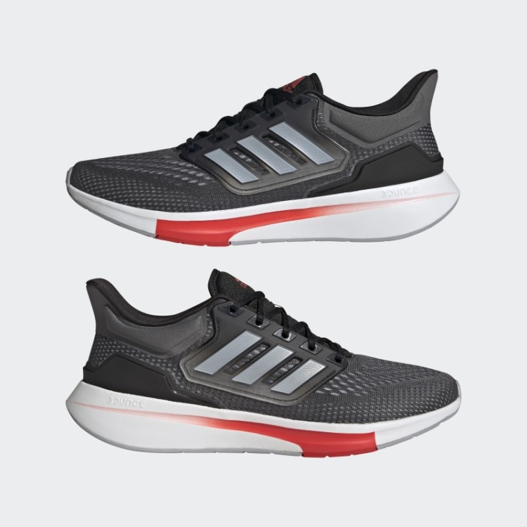 Tênis De Corrida Eq21 Cinza Adidas