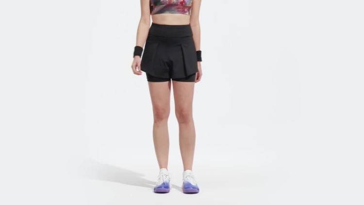 Calção De Tênis Preto Adidas