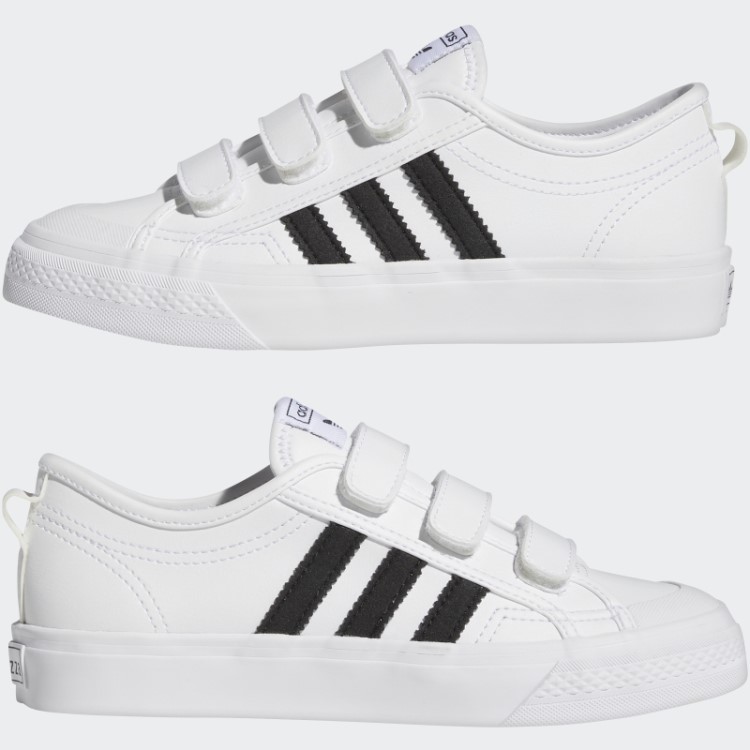 Sapatos Adidas Nizza Moda Preta