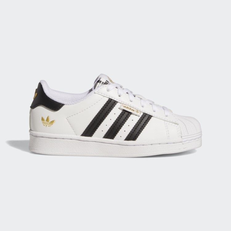 Sapatos Adidas Superstar Dourados Metálicos Elegantes