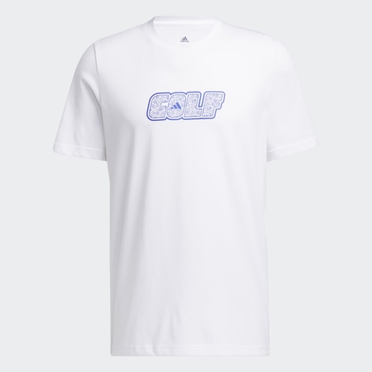 Camiseta De Golfe Branca Adidas