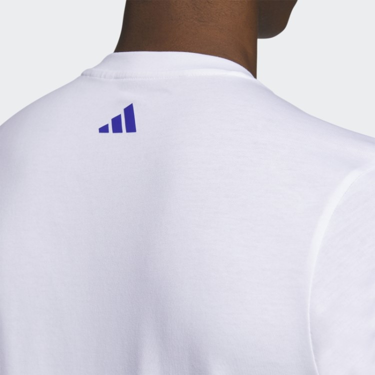 Camiseta De Golfe Branca Adidas