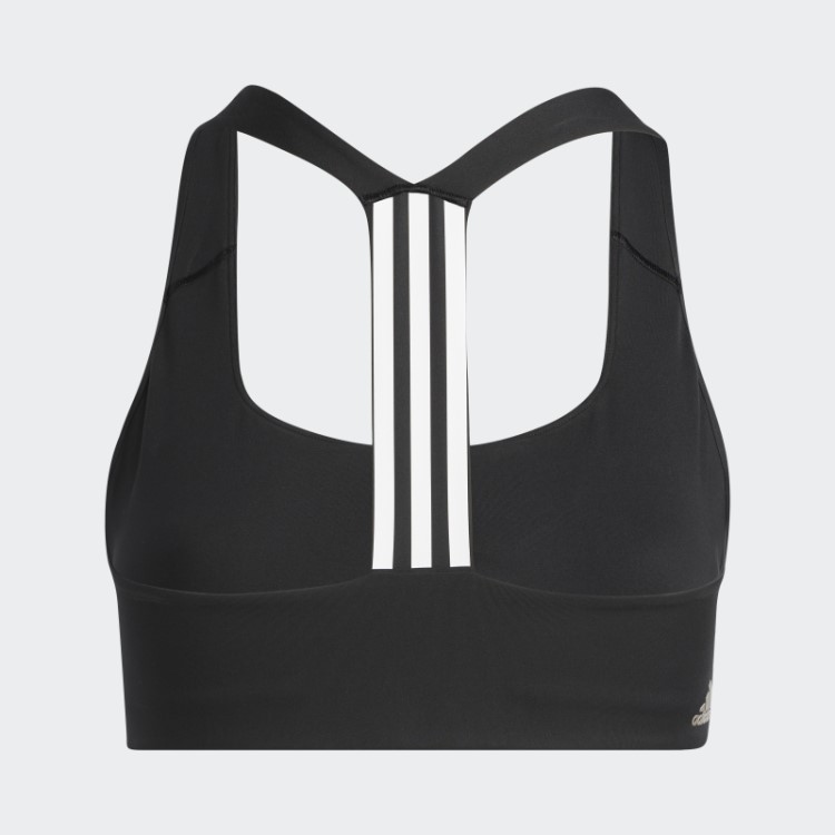 Sutiã Preto Adidas Powerimpact Training De Suporte Médio (tamanho Grande)