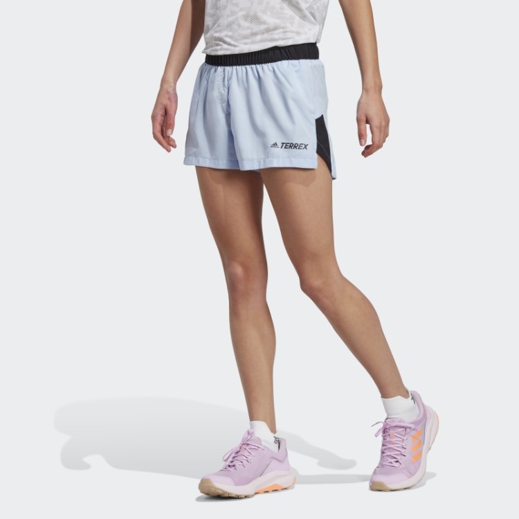 Bermuda De Corrida Adidas Terrex Trail Blue Dawn